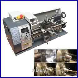 Upgrade 750W Mini Metal Lathe Machine Metric / inch Gear 220V 8 X 16 Metalwork