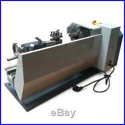 Upgrade 750W Mini Metal Lathe Metric/inch Stainless Steel Processing Bench Top
