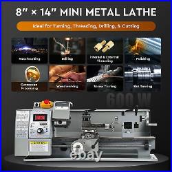 Upgrade Mini Metal Lathes Machine 8x14/16-9x30 Wood Metalworking Brushless