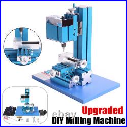 Upgraded Mini Metal Milling Machine Motorized Metalworking DIY Tool 20000RPM