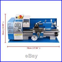 Used Auto LCD Display Metal Mini Metal Turning Lathe machine Wood Drilling 600W