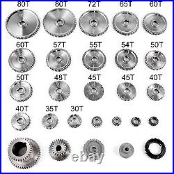 VEVOR 27PCS Metal Lathe Gears, Change Gear for Mini Lathes and Milling Machines