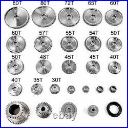 VEVOR 27PCS Metal Lathe Gears Precise Mini Lathe Replacement Gears including