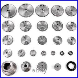 VEVOR 27pcs CJ0618 Metal Lathe Gears, Precise Mini Lathe Replacement Gears