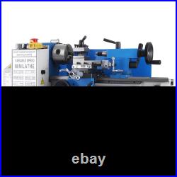 VEVOR 7x12 400W Precision Mini Metal Lathe Variable Speed 2250RPM
