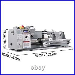 VEVOR 8.7x29.5Mini Metal Lathe 750W Brushless Motor Infinitely Variable Speed