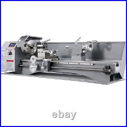 VEVOR Lathe Mini Metal Lathe 8.7 × 29.5 Metalworking Machine Metal Gear 1100W