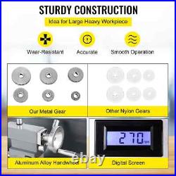 VEVOR Metal Lathe Machine 1100W 220 x 750MM Variable Speed LED Brushless Tool