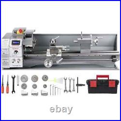 VEVOR Metal Mini Lathe 1100w 220x600mm 38mm Spindle 3-Jaw Chuck Horizontal