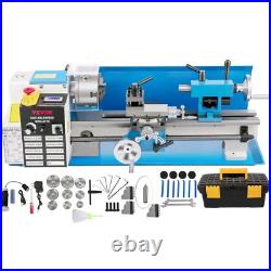 VEVOR Mini Metal Lathe 7x14 Metalworking Machine 2500 RPM 550W 110V