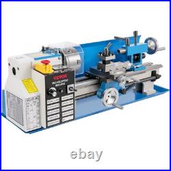 VEVOR Mini Metal Lathe 7x14 Metalworking Machine 2500 RPM 550W 110V