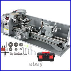 VEVOR Mini Metal Lathe 8.7 × 29.5 Metalworking Machine Metal Gears 1100W