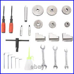 VEVOR Mini Metal Lathe Metalworking Machine Metal Gears 110V 1100W 8.7 × 29.5