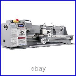 VEVOR Mini Metal Lathe Metalworking Machine Metal Gears 110V 1100W 8.7 × 29.5