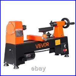 VEVOR Wood Lathe 1/3 HP 8 x 13 Mini Benchtop Woodworking Lathe Variable Speed