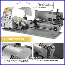 Variable-Speed Mini Metal Lathe Bench Top Digital Good Item