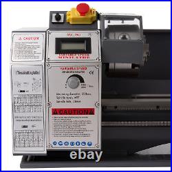 Versatile 8.7x29.5 Mini Metal Lathe Digital Display 3 Jaw Chuck 2500 rpm