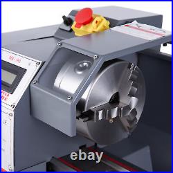 Versatile 8.7x29.5 Mini Metal Lathe Digital Display 3 Jaw Chuck 2500 rpm