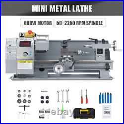 Versatile 8x14 Mini Metal Lathe 2250rpm Brushed Motor 4-way tool