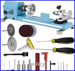 Versatile Mini Lathe Machine with 96W Motor Perfect for Crafting Enthusiasts