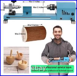 Versatile Mini Lathe Machine with 96W Motor Perfect for Crafting Enthusiasts