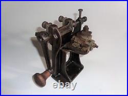 Vintage Little Sioux Steel Valve Cutting Mini Lathe Tool Facing Automobile Valve