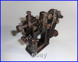 Vintage Little Sioux Steel Valve Cutting Mini Lathe Tool Facing Automobile Valve