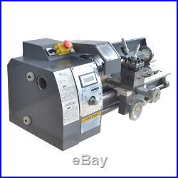Woodworking Variable-Speed Mini Metal Lathe Bench 750W Including Digital Panel