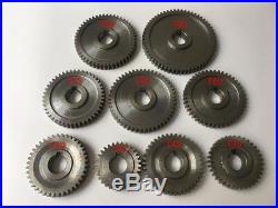 X18 set mini lathe gears, Metal Cutting Machine gears, lathe gears