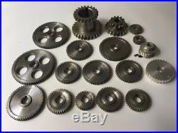 X18 set mini lathe gears, Metal Cutting Machine gears, lathe gears