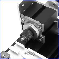 Z20002M 12VDC/2A/24W Mini Metal Lathe Kit For Soft Metal Acrylic US Plug 100-240