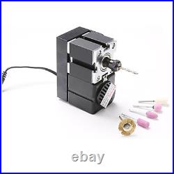 Z8000M 24W 20000rpm 8 In 1 Mini Metal Lathe Machine DIY Lathe Kit US Power Cord