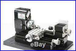 ZHOUYU 24W Metal 8 In 1 Mini Metal Machine Kit DIY Power Tools Woodworking Lathe