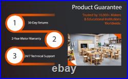 ZHRUI 36W DIY All-metal Mini Lathe Didactical Lathe Tool for Hobby Woodworking