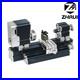 ZHRUI 60W Miniature Metal Lathe for DIY Model Making Enhanced 50mm Center Height