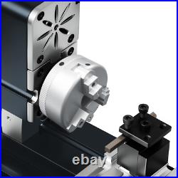 ZHRUI 60W Miniature Metal Lathe for DIY Model Making Enhanced 50mm Center Height