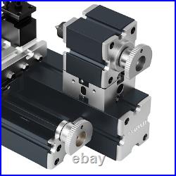 ZHRUI 60W Miniature Metal Lathe for DIY Model Making Enhanced 50mm Center Height