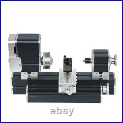 ZHRUI 60W Miniature Metal Lathe for DIY Model Making Enhanced 50mm Center Height