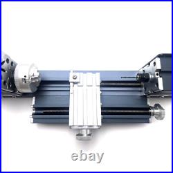 ZHRUI All Metal Mini 36W Longer DIY Lathe Benchtop Machine for Education Hobby