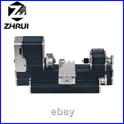 ZHRUI All-metal 36W Miniature Didactical Metal Lathe Machine for Woodworking