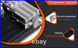 ZHRUI All-metal 36W Miniature Didactical Metal Lathe Machine for Woodworking