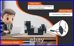 ZHRUI All-metal 36W Miniature Didactical Metal Lathe Machine for Woodworking