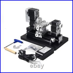 ZHRUI High Power 60W Powerful Mini Metal DIY 4-axis Rotating Lathe Lathes