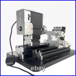 ZHRUI High Power 60W Powerful Mini Metal DIY 4-axis Rotating Lathe Lathes