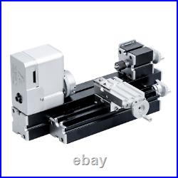 ZHRUI Miniature 36W Mini All-metal Lathe for Woodworking with 5PCS Turning Tool